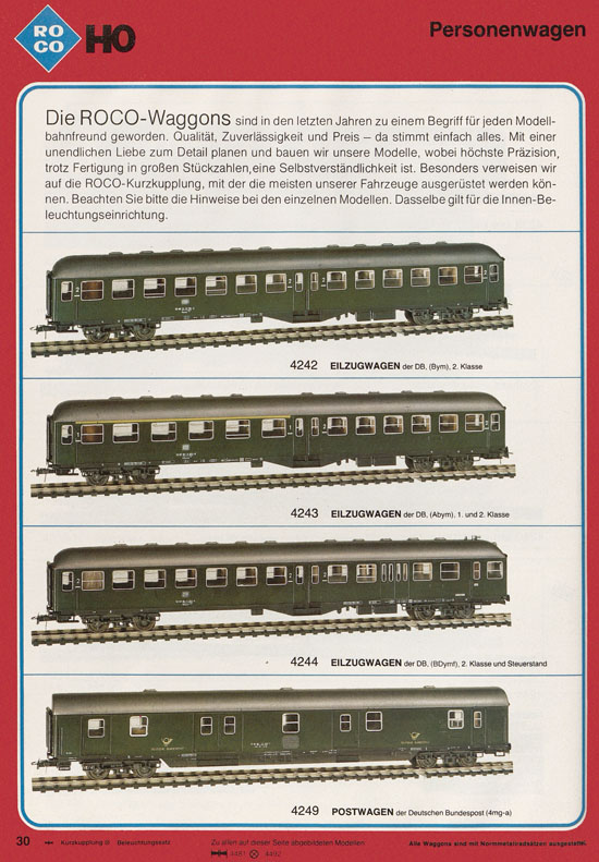 Roco International Katalog 1979