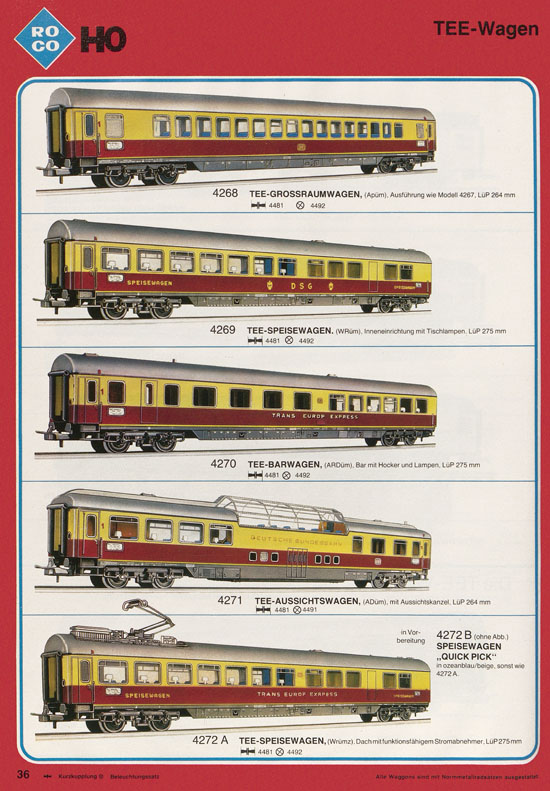 Roco International Katalog 1979