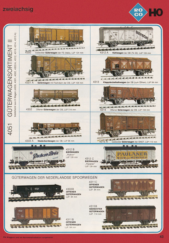 Roco International Katalog 1979