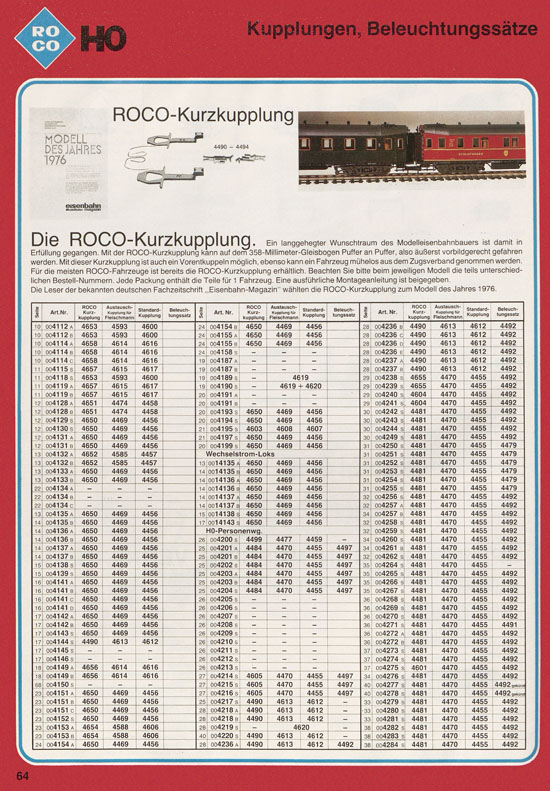 Roco International Katalog 1979