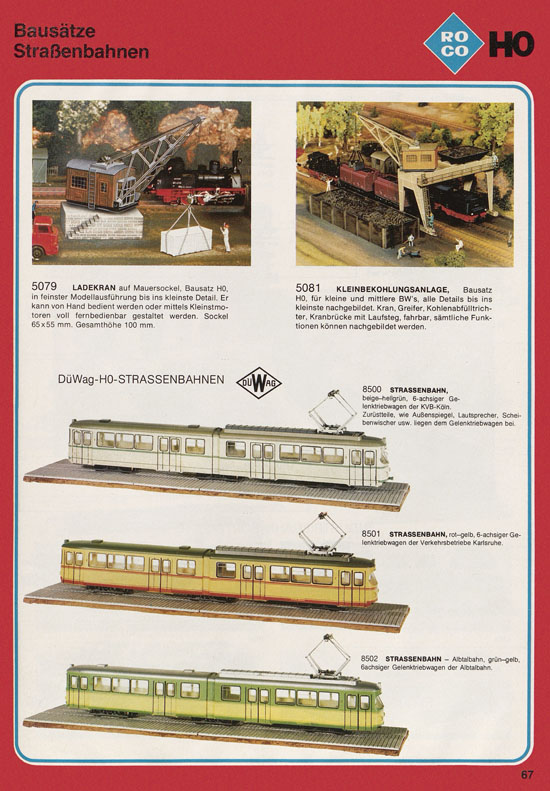 Roco International Katalog 1979