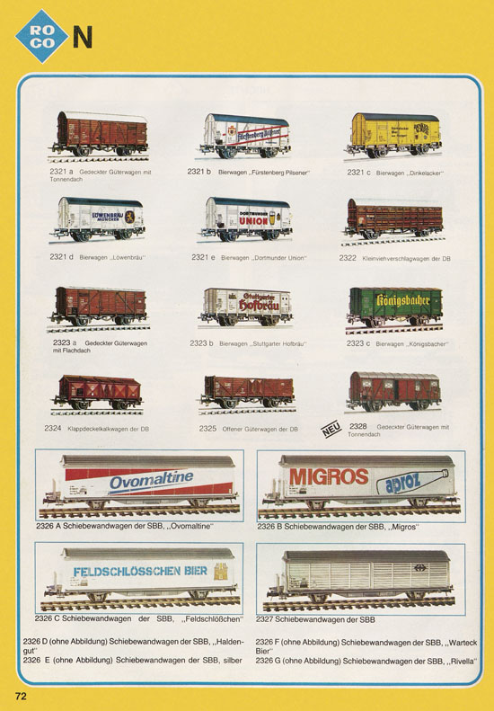 Roco International Katalog 1979