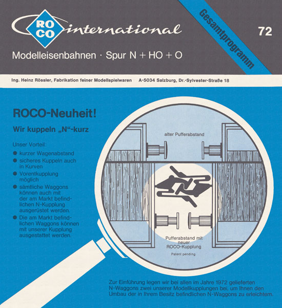 ROCO Katalog 1972