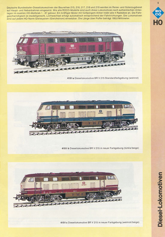 ROCO Katalog 1975