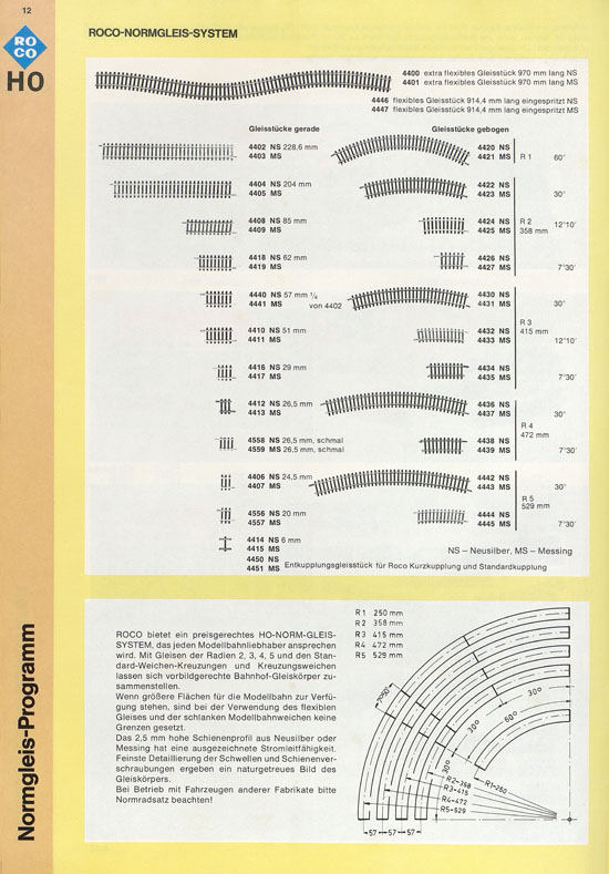 ROCO Katalog 1975