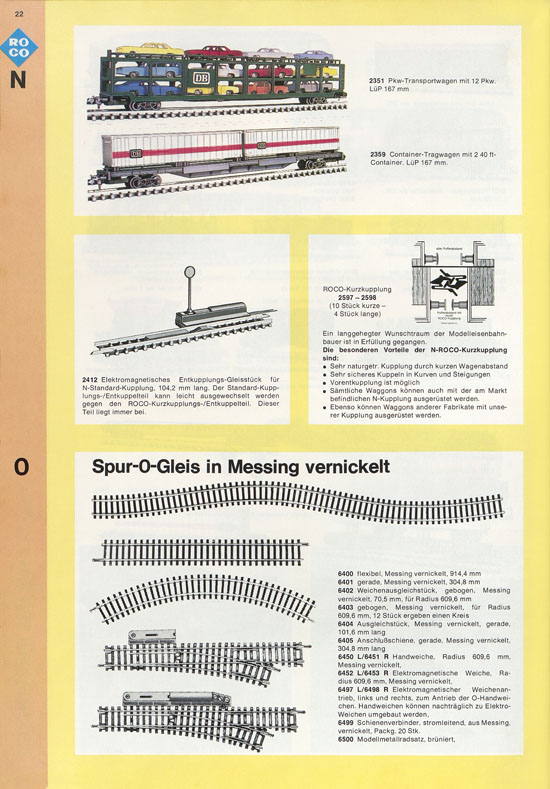 ROCO Katalog 1975