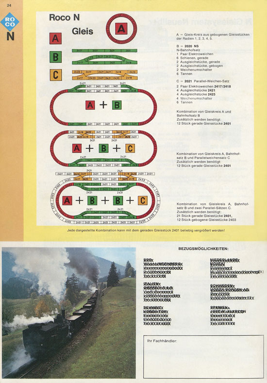 ROCO Katalog 1975