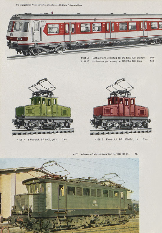 ROCO International Neuheiten 1975-1976