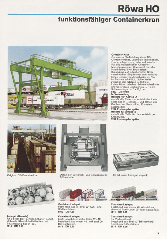 Röwa Katalog 1969-1970