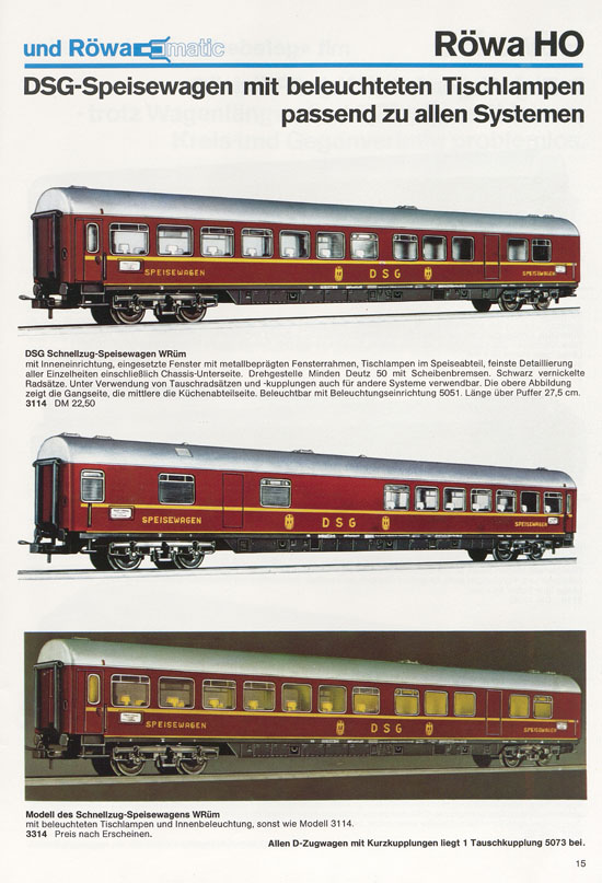 Röwa Katalog 1972-1973