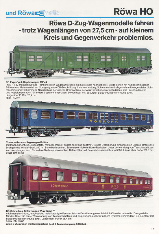 Röwa Katalog 1972-1973