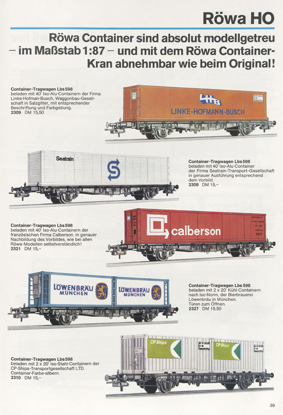 Röwa Katalog 1972-1973