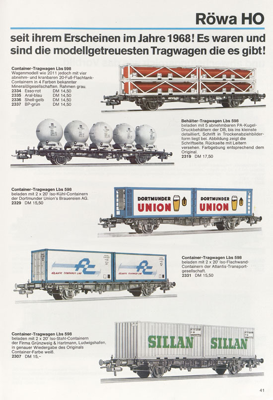 Röwa Katalog 1972-1973