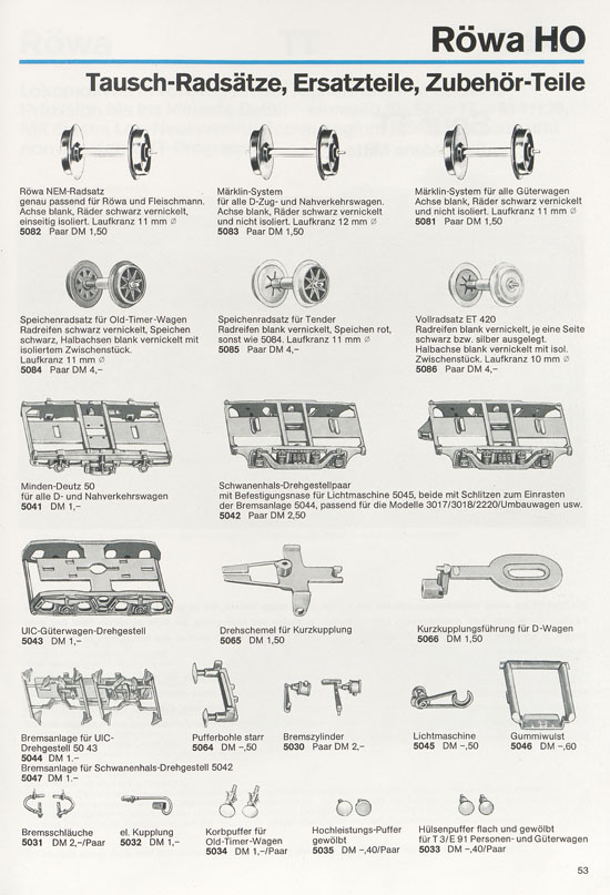 Röwa Katalog 1972-1973