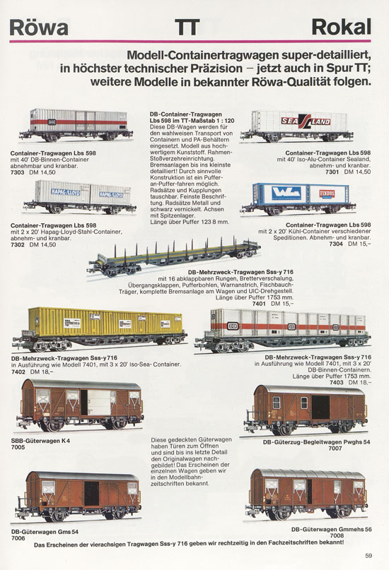 Röwa Katalog 1972-1973