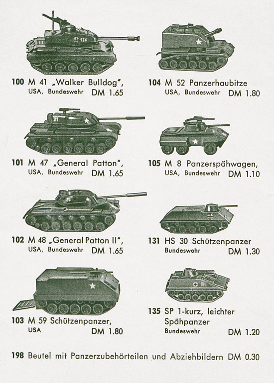 Seite 2 Roskopf Miniatur-Modelle 1960