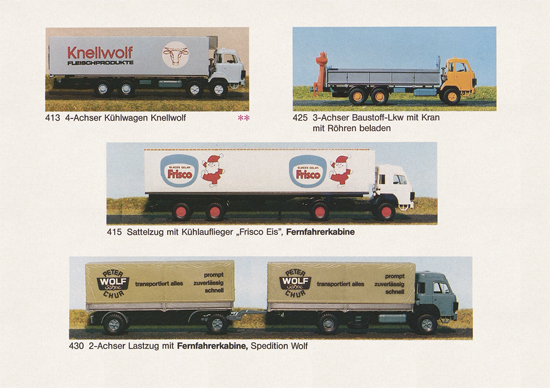 Roskopf Miniaturmodelle 1984