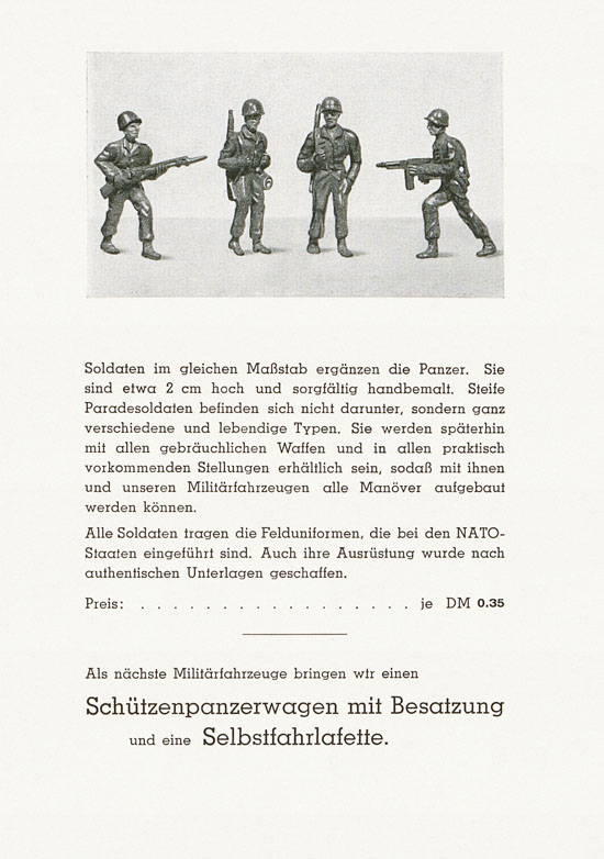 Seite 7 Roskopf Miniatur-Modelle Modellübersicht Panzer 1956