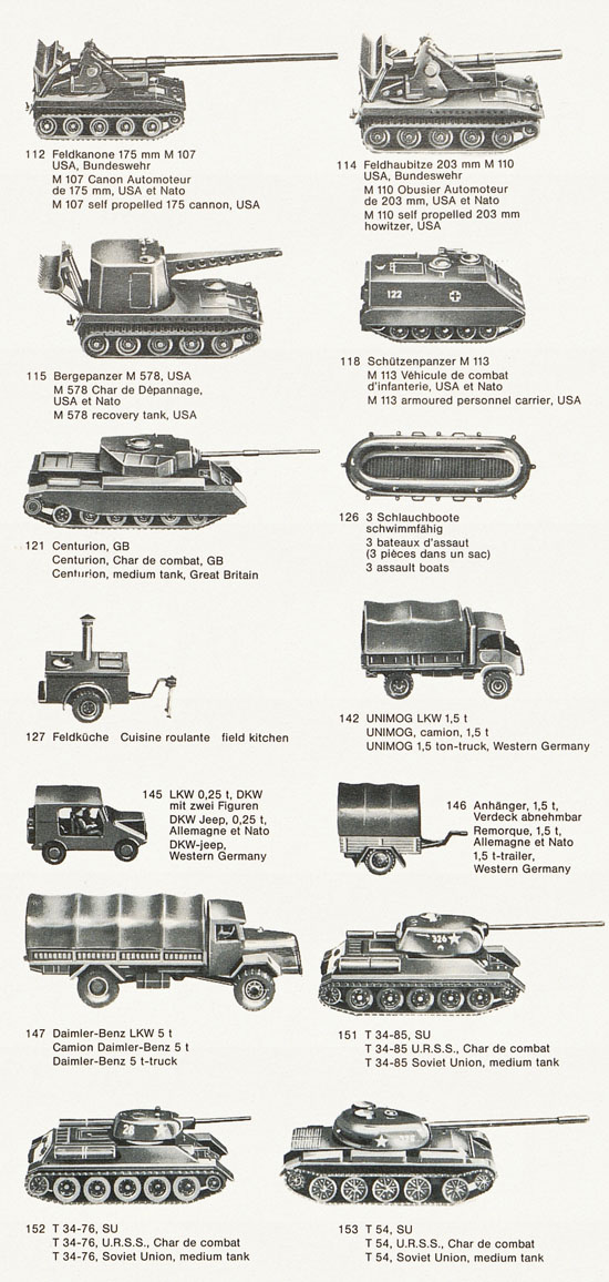 Roskopf Miniatur-Modelle Katalog 1981