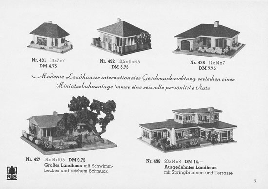 RS Spitaler Katalog 1955