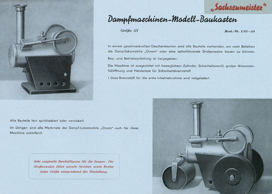 Sachsenmeister Katalog 1951