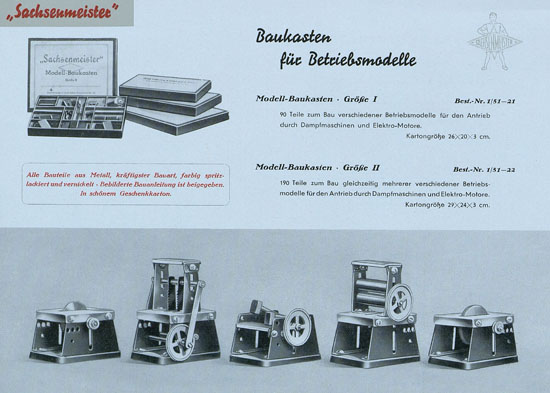 Sachsenmeister Katalog 1951