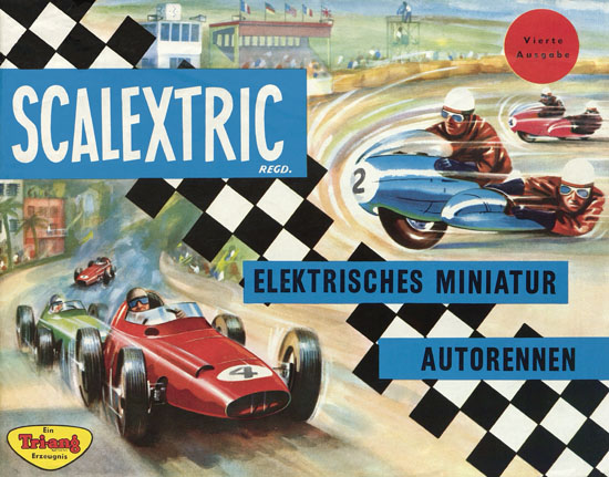 Seite 1 Scalextric Elektrisches Miniatur Autorennen Katalog 1963