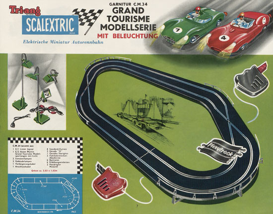 Seite 7 Scalextric Elektrisches Miniatur Autorennen Katalog 1963