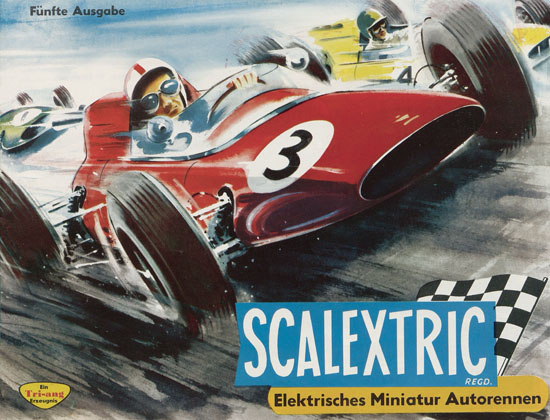 Seite 1 Scalextric Elektrisches Miniatur Autorennen Katalog 1964