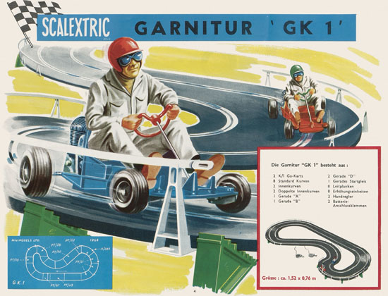 Scalextric Elektrisches Miniatur Autorennen Katalog 1964