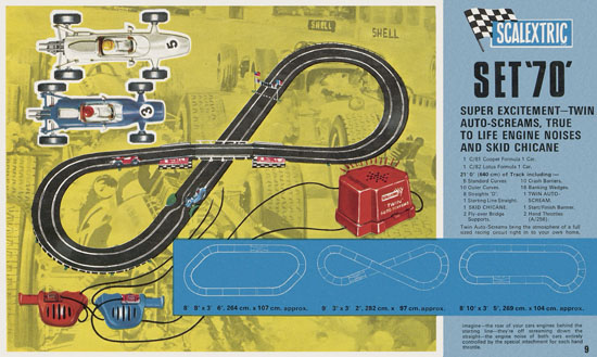 Scalextric Model Motor Racing 1966