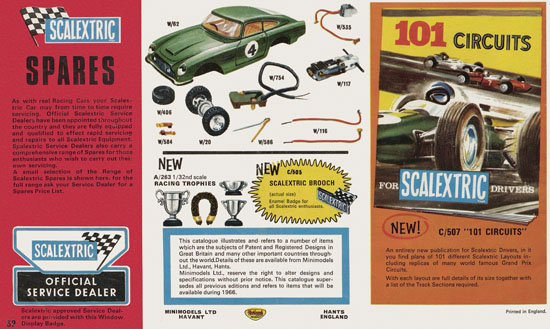 Scalextric Model Motor Racing 1966