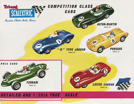 Scalextric Miniature Electric Motor Racing 1962