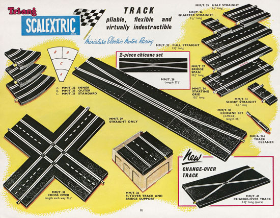 Scalextric Miniature Electric Motor Racing 1962