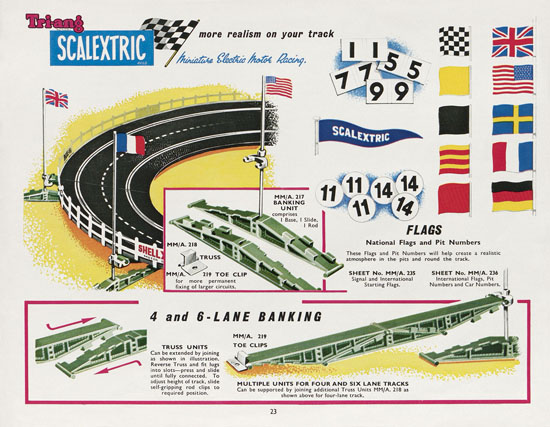 Seite 23 Scalextric Miniature Electric Motor Racing 1962