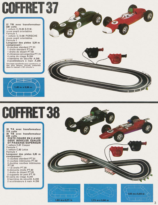 Seite 3 Scalextric catalogue 1968-1969