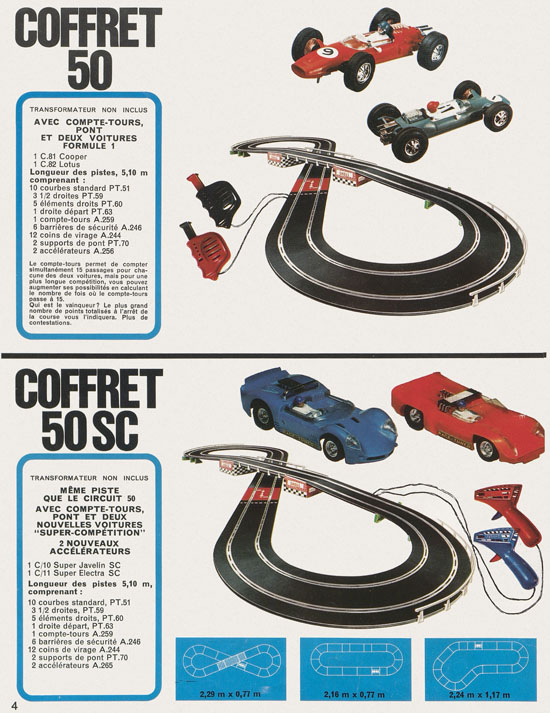Seite 4 Scalextric catalogue 1968-1969