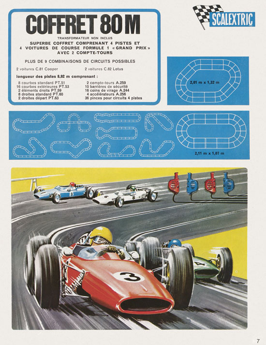 Seite 7 Scalextric catalogue 1968-1969