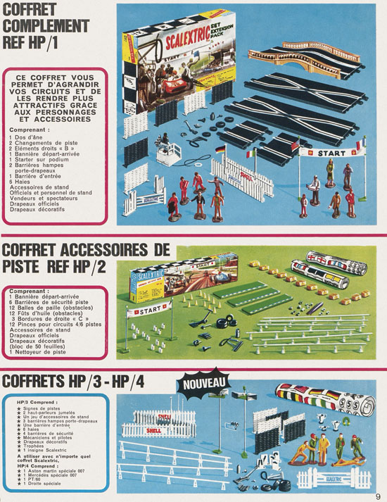 Seite 9 Scalextric catalogue 1968-1969