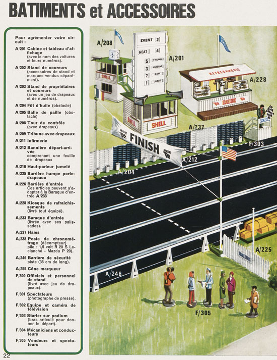 Seite 22 Scalextric catalogue 1968-1969
