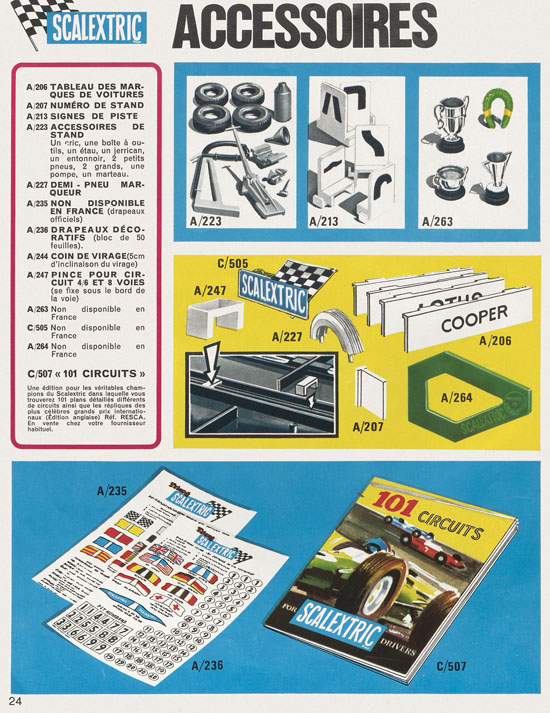 Seite 24 Scalextric catalogue 1968-1969