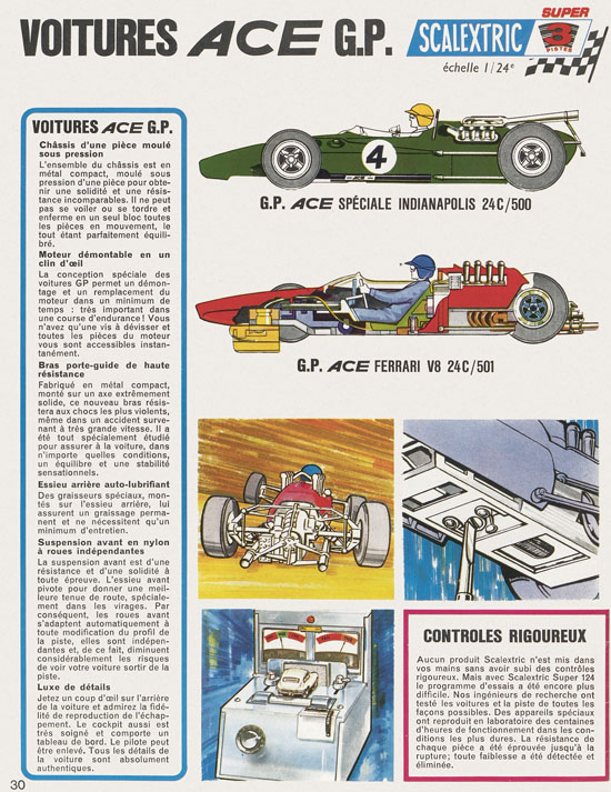 Scalextric catalogue 1968-1969