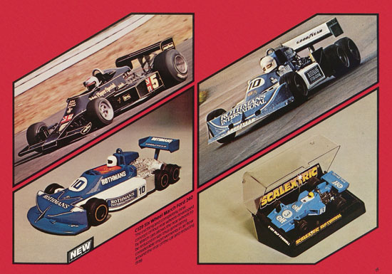 Scalextric Electric Motor Racing catalog 1978