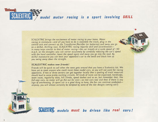 Seite 2 Scalextric Miniature Electric Motor Racing 1961