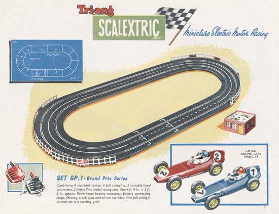 Seite 3 Scalextric Miniature Electric Motor Racing 1961