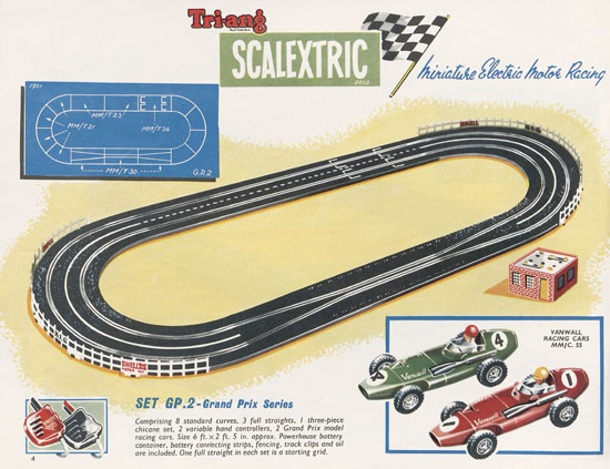 Scalextric Miniature Electric Motor Racing 1961