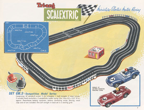 Seite 7 Scalextric Miniature Electric Motor Racing 1961