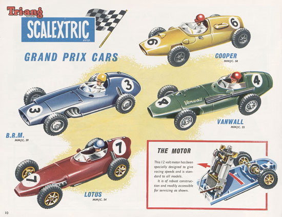 Seite 10 Scalextric Miniature Electric Motor Racing 1961