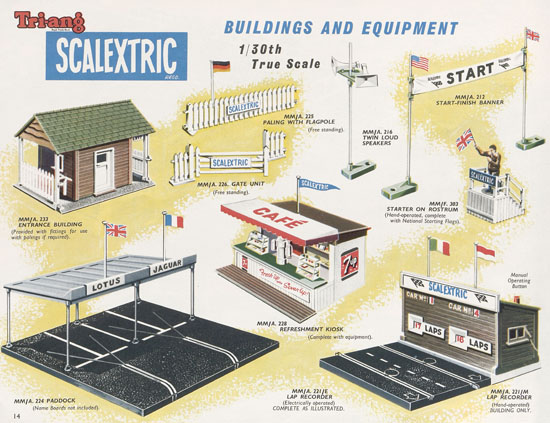 Scalextric Miniature Electric Motor Racing 1961