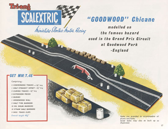 Scalextric Miniature Electric Motor Racing 1961